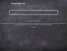 Tablet Screenshot of harborfreght.com